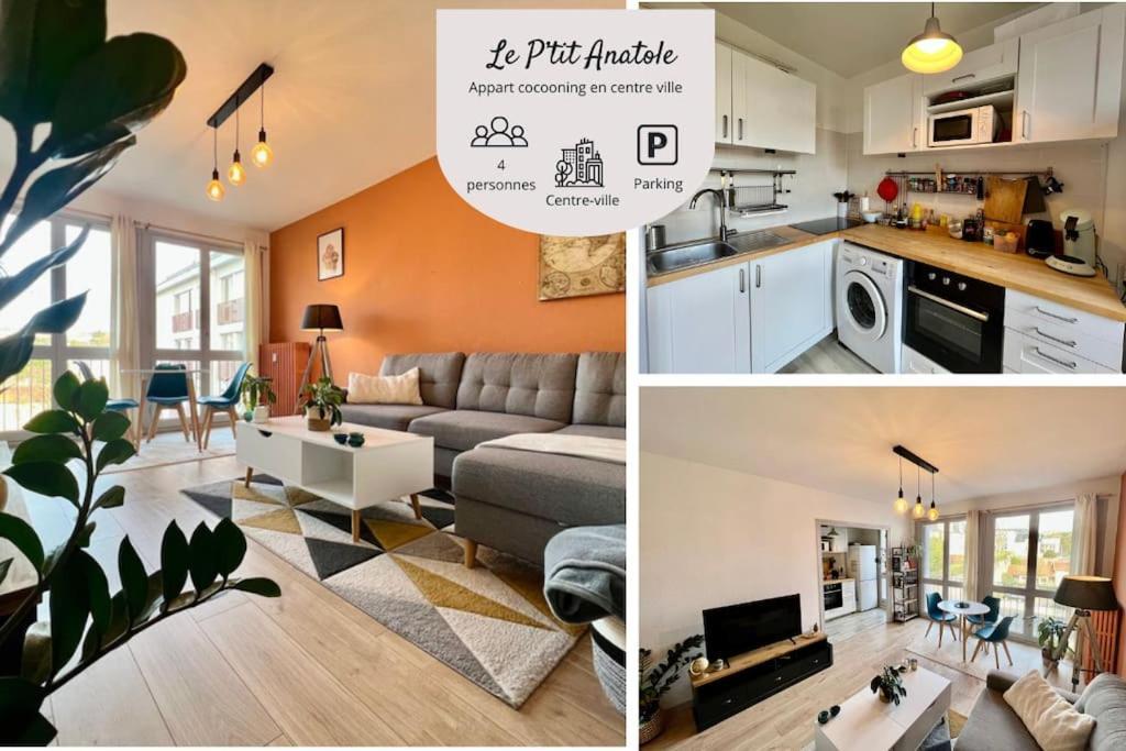 Ferienwohnung Le P'Tit Anatole - Joli T2 Avec Parking Poitiers Exterior foto